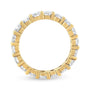 3 Ct. T.W. Shared-Prong-Set Round-Cut Diamond Eternity Band in 14K Yellow Gold, photo 4