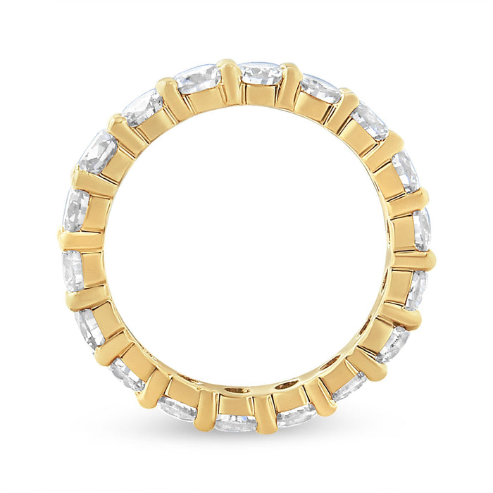 3 Ct. T.W. Shared-Prong-Set Round-Cut Diamond Eternity Band in 14K Yellow Gold, photo 4