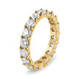 3 Ct. T.W. Shared-Prong-Set Round-Cut Diamond Eternity Band in 14K Yellow Gold, photo 5