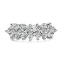 1 1/4 Ct. T.W. Princess Diamond Cluster Band Ring in Sterling Silver, photo 1
