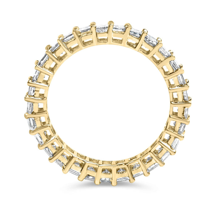2 Ct. T.W. Shared-Prong-Set Princess-Cut Diamond Eternity Band Ring in 14K Yellow Gold, photo 5
