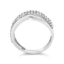 1/2 Ct. T.W. Princess Diamond Split Shank Band Ring in 10K White Gold, photo 6