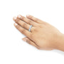 1/2 Ct. T.W. Princess Diamond Split Shank Band Ring in 10K White Gold, photo 3