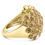 2 Ct. T.W. Brown Diamond Teardrop Design Cocktail Ring in 10K Yellow Gold, photo 2