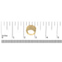 2 Ct. T.W. Brown Diamond Mesh Link Cocktail Ring in 10K Yellow Gold, photo 7