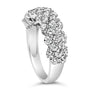 Anillo de banda con diamantes dispersos cultivados en laboratorio de 2 ct. p.t. en plata de ley, foto 5
