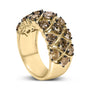 3 Ct. T.W. Champagne Diamond Multi Lattice Band Ring in 10K Yellow Gold-Plated Sterling Silver, photo 5