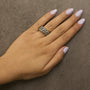 3 Ct. T.W. Champagne Diamond Multi Lattice Band Ring in 10K Yellow Gold-Plated Sterling Silver, photo 3