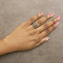 1 Ct. T.W. Champagne Diamond Multi Layer Band Ring in 10K Yellow Gold-Plated Sterling Silver, photo 3