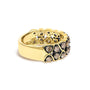 1 1/2 Ct. T.W. Brown Diamond Scalloped Band Ring in 10K Yellow Gold-Plated Sterling Silver, photo 2