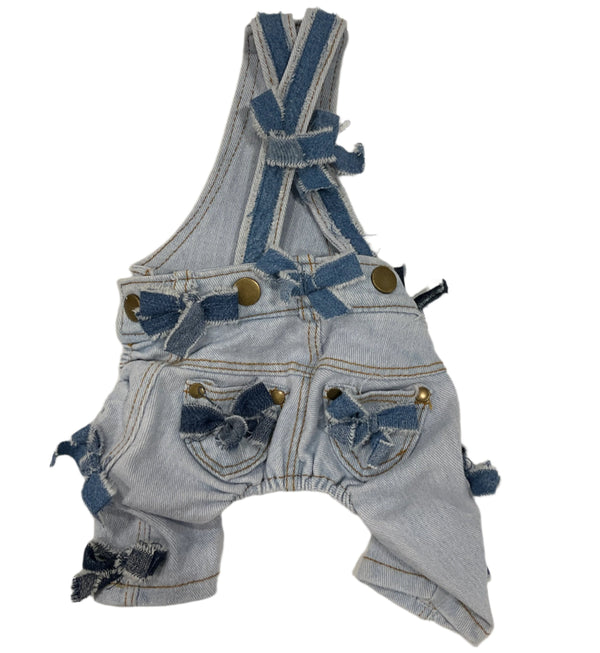Denim Bow Overalls, photo 1