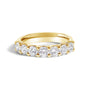 1 1/2 Ct. T.W. Diamond 7 Stone Band Ring in 14K Gold, photo 1