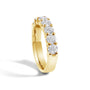 1 1/2 Ct. T.W. Diamond 7 Stone Band Ring in 14K Gold, photo 9