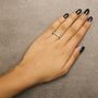 1 Ct. T.W. Diamond 7 Stone Band Ring in 14K Gold, photo 6