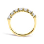 1 Ct. T.W. Diamond 7 Stone Band Ring in 14K Gold, photo 11