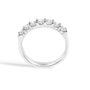 Anillo de banda de 7 piedras con diamantes de 3/4 ct. p.t. en oro de 14K, foto 12