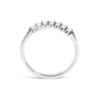 Anillo de banda con 7 diamantes de 1/4 ct. p.t. en oro de 14K, foto 12