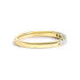 Anillo de banda con 7 diamantes de 1/4 ct. p.t. en oro de 14K, foto 3