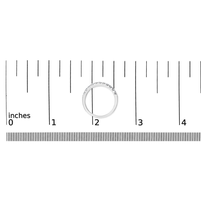 1/2 Ct. T.W. Round Diamond 11 Stone Classic Band in 14K Gold, photo 14