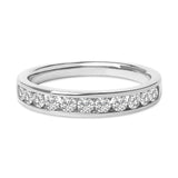 1/2 Ct. T.W. Round Diamond 11 Stone Channel-Set Band in 14K Gold