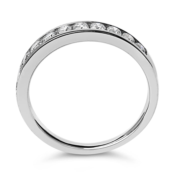 1/2 Ct. T.W. Round Diamond 11 Stone Channel-Set Band in 14K Gold, photo 11
