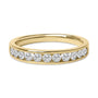 1/2 Ct. T.W. Round Diamond 11 Stone Channel-Set Band in 14K Gold, photo 2