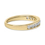 1/2 Ct. T.W. Round Diamond 11 Stone Channel-Set Band in 14K Gold, photo 4