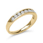 1/2 Ct. T.W. Round Diamond 11 Stone Channel-Set Band in 14K Gold, photo 8