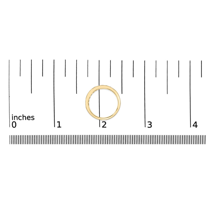 1/2 Ct. T.W. Round Diamond 11 Stone Channel-Set Band in 14K Gold, photo 14