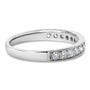Anillo de boda milgrain con diamantes redondos de 1/2 ct. p.t. en oro de 14K, foto 3