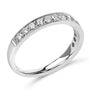 Anillo de boda milgrain con diamantes redondos de 1/2 ct. p.t. en oro de 14K, foto 7