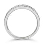 Anillo de boda milgrain con diamantes redondos de 1/2 ct. p.t. en oro de 14K, foto 11