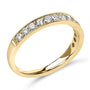 Anillo de boda milgrain con diamantes redondos de 1/2 ct. p.t. en oro de 14K, foto 8