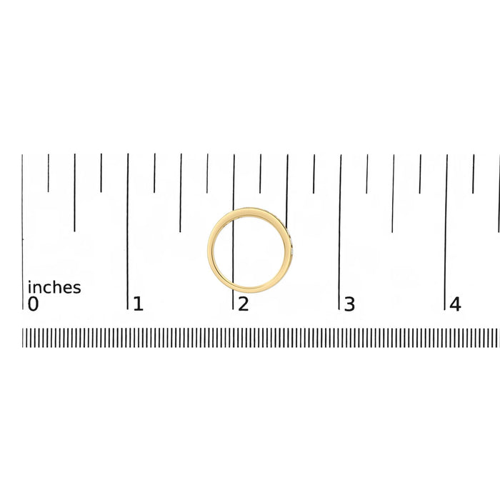 Anillo de boda milgrain con diamantes redondos de 1/2 ct. p.t. en oro de 14K, foto 14