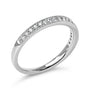 Anillo de boda con milgrain y diamantes redondos de 1/4 ct. p.t. en oro de 14K, foto 7