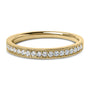 Anillo de boda con milgrain y diamantes redondos de 1/4 ct. p.t. en oro de 14K, foto 2
