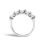 Anillo de banda de 5 piedras con diamantes de 1 1/2 ct. p.t. en oro de 14K, foto 12