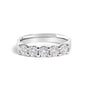 1 Ct. T.W. Diamond 5 Stone Band Ring in 14K Gold, photo 2