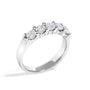 1 Ct. T.W. Diamond 5 Stone Band Ring in 14K Gold, photo 8