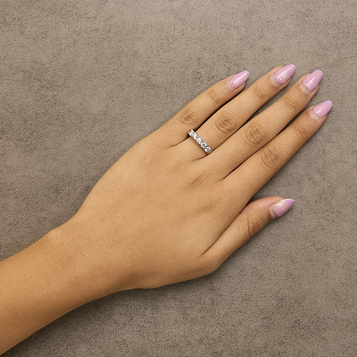 1 Ct. T.W. Diamond 5 Stone Band Ring in 14K Gold, photo 6