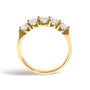 1 Ct. T.W. Diamond 5 Stone Band Ring in 14K Gold, photo 11