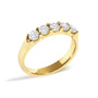 3/4 Ct. T.W. Diamond 5 Stone Band Ring in 14K Gold, photo 7