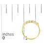 3/4 Ct. T.W. Diamond 5 Stone Band Ring in 14K Gold, photo 13