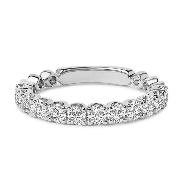 1 Ct. T.W. Round Diamond Prong-Set Wedding Band in 14K Gold, photo 2