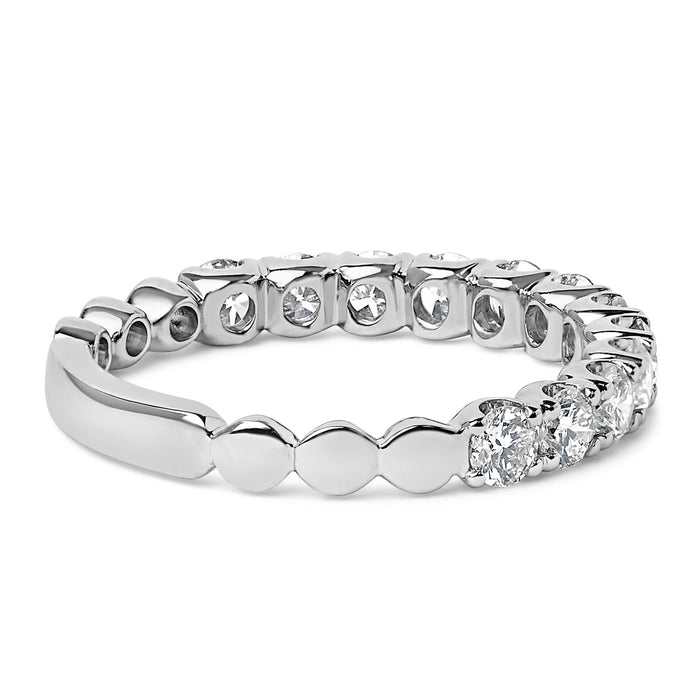 1 Ct. T.W. Round Diamond Prong-Set Wedding Band in 14K Gold, photo 4