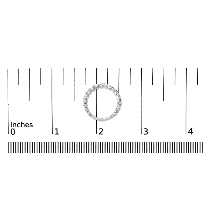 1 Ct. T.W. Round Diamond Prong-Set Wedding Band in 14K Gold, photo 14