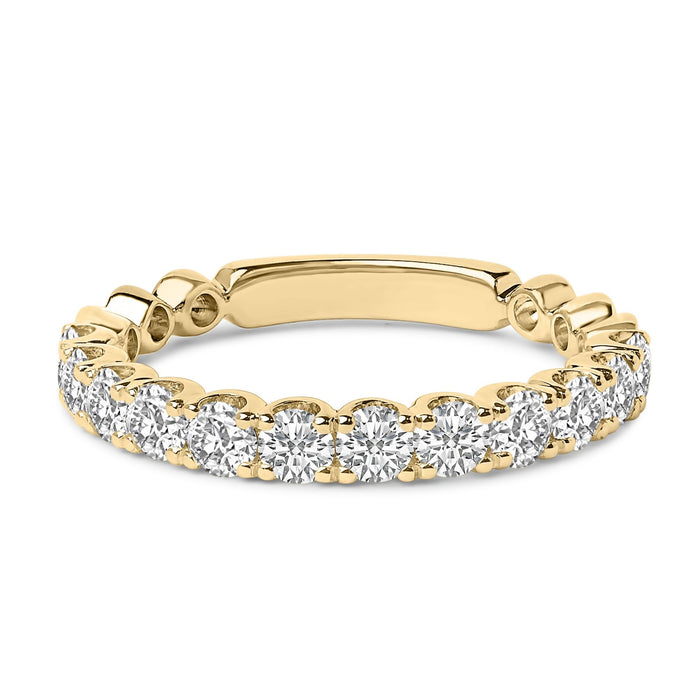 1 Ct. T.W. Round Diamond Prong-Set Wedding Band in 14K Gold, photo 1