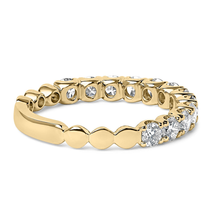 1 Ct. T.W. Round Diamond Prong-Set Wedding Band in 14K Gold, photo 3