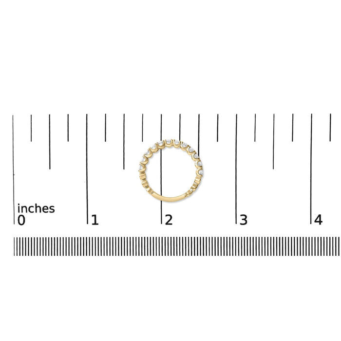 1 Ct. T.W. Round Diamond Prong-Set Wedding Band in 14K Gold, photo 13