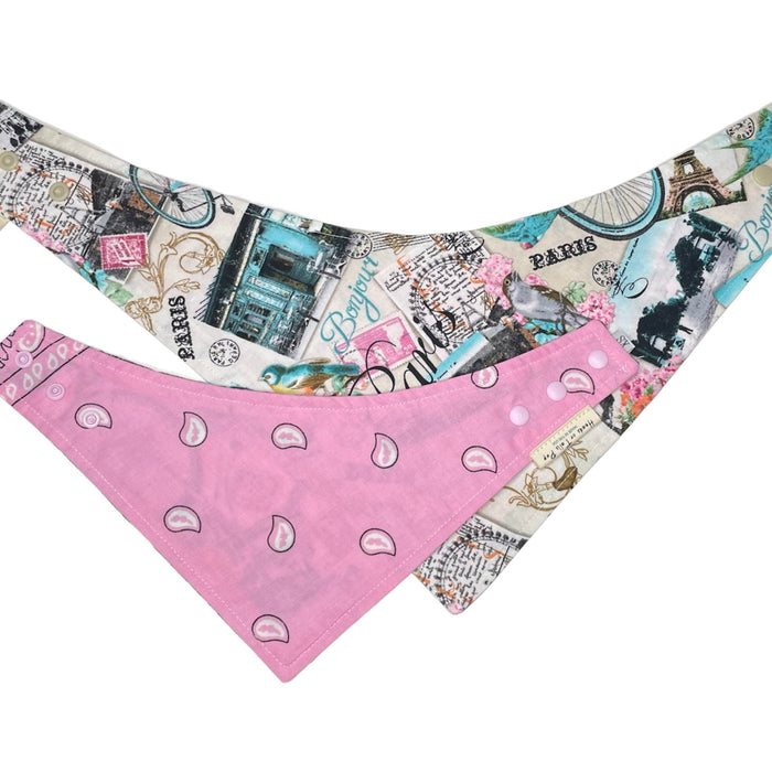 Bandana para perro Reversible Paris - Pink/Purple, foto 2